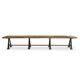 Long industrial refectory table