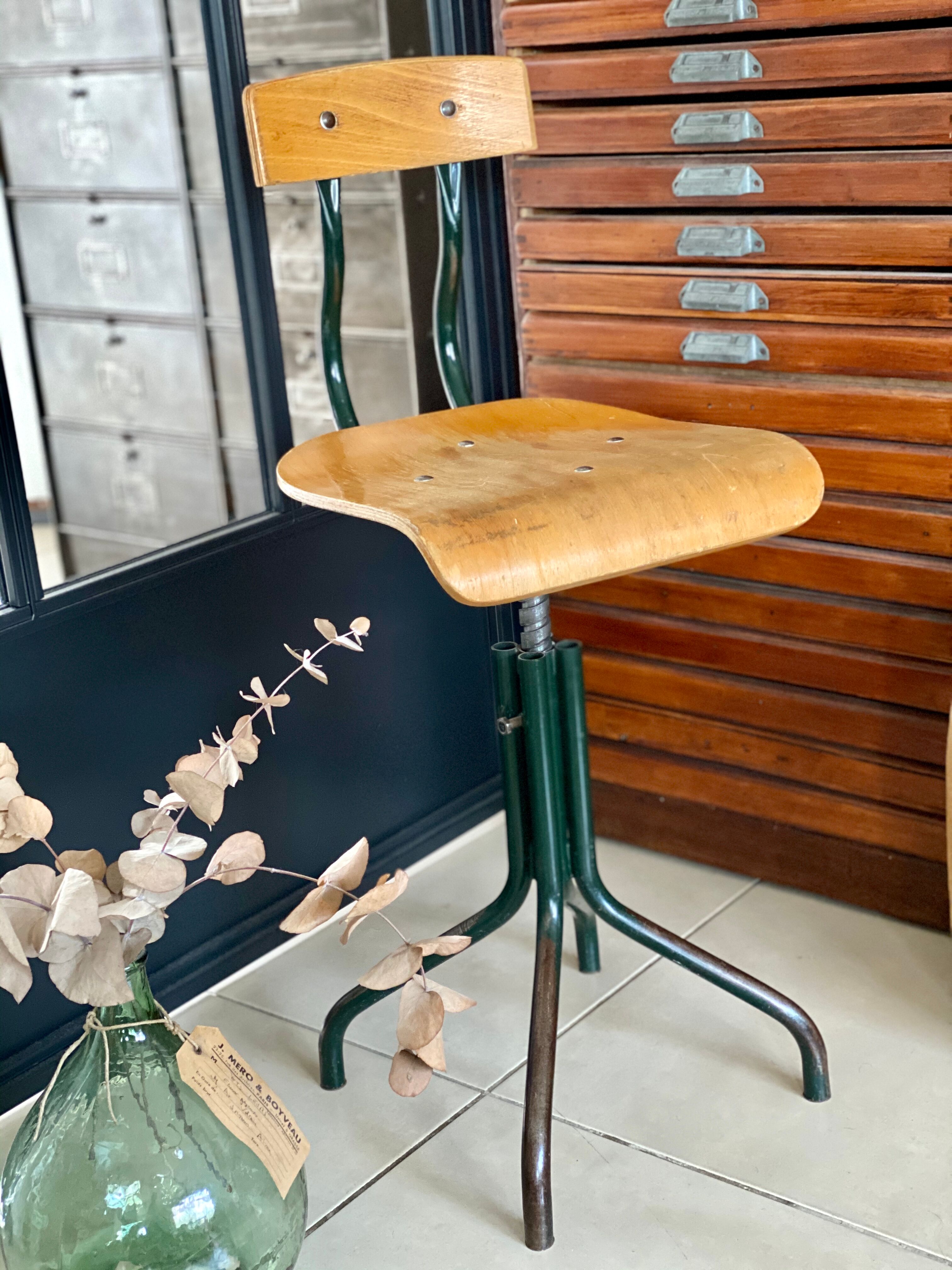 Former industrial workshop chair