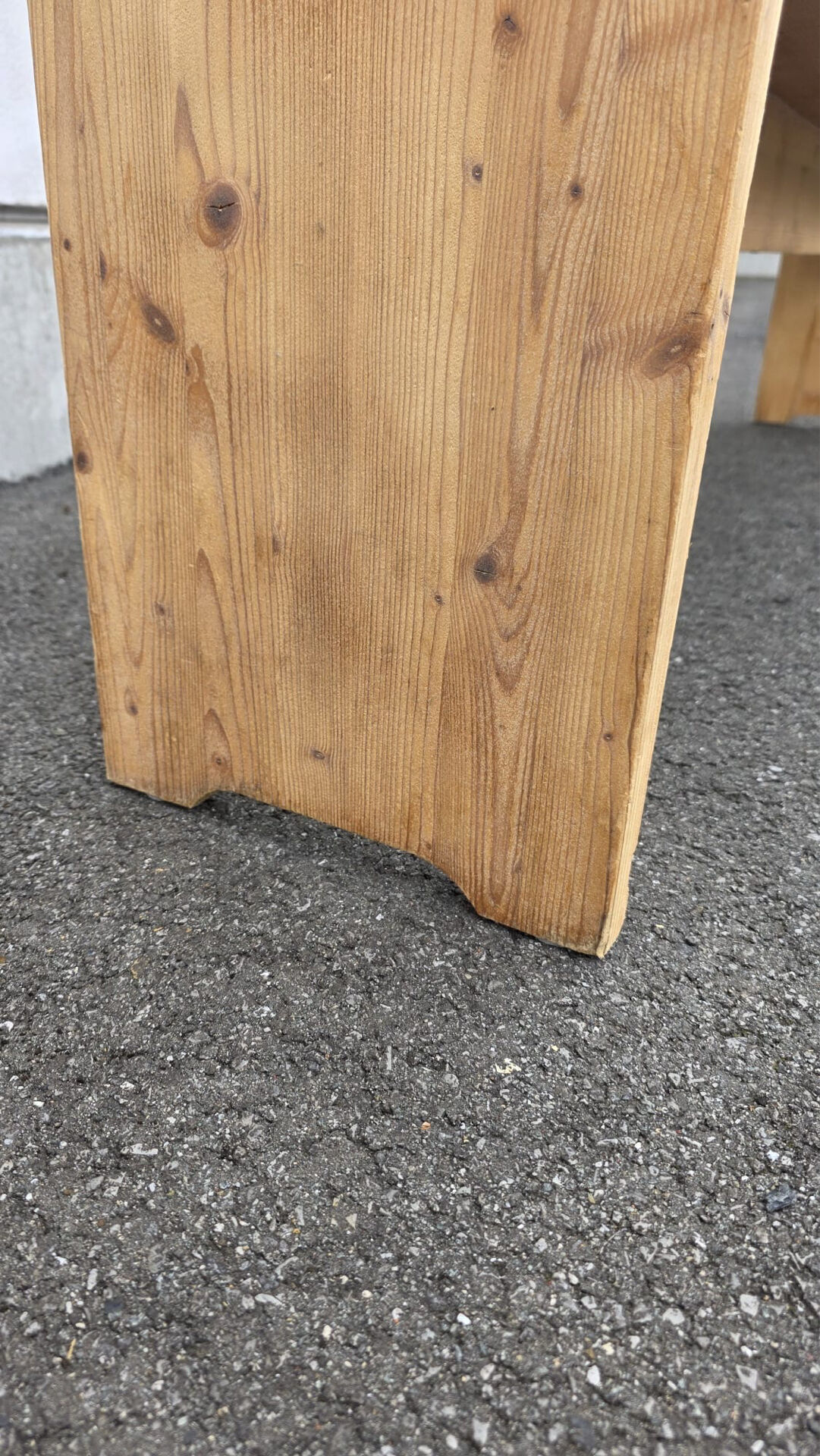 Méribel bench in solid pine by Charlotte Perriand, France, 1970