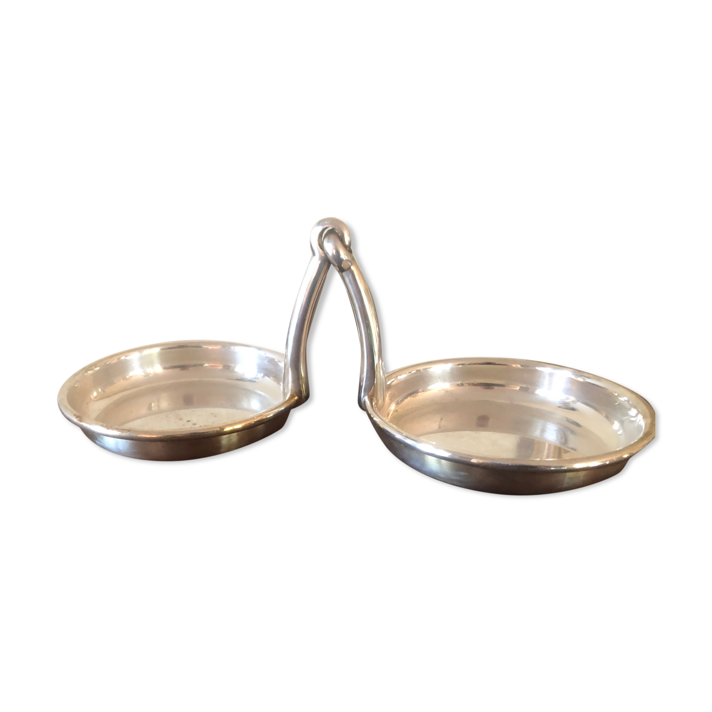 Hermes trinket bowl (ravinet of hell) in silver metal