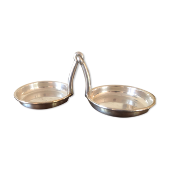 Hermes trinket bowl (ravinet of hell) in silver metal