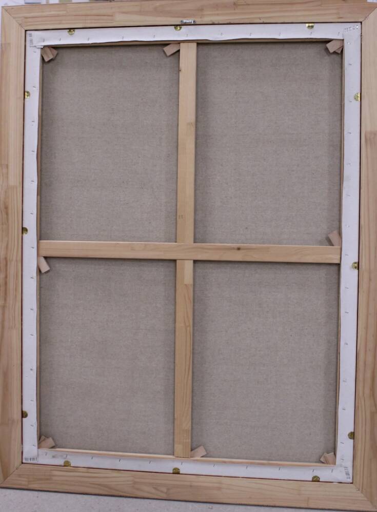 According to Ingres, portrait of Princess de Broglie, oil on canvas framed, 135x105 cm.