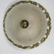 Vintage Ceiling Light | Matte White Glass with Cut-Out Pattern, 1960-1970 Belgium