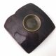 Brown and White Lacquered Copper Ashtray / Vide-Poche by Del Campo, Italy