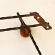 Wall coat rack iron and vintage wood