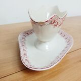 Iron earth sauce boat Moulin des Loups and Hamage, red mulberry