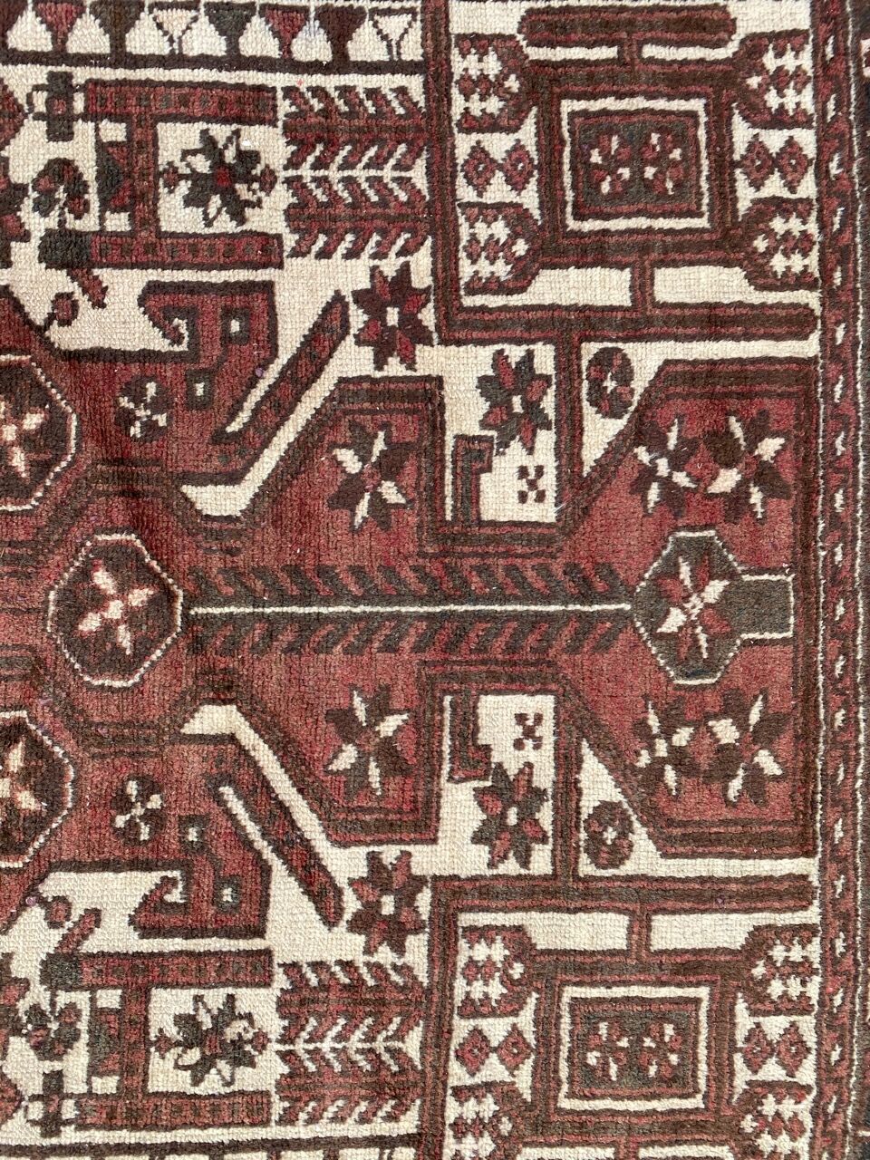 Vintage persian carpet hamadan 128x212 cm