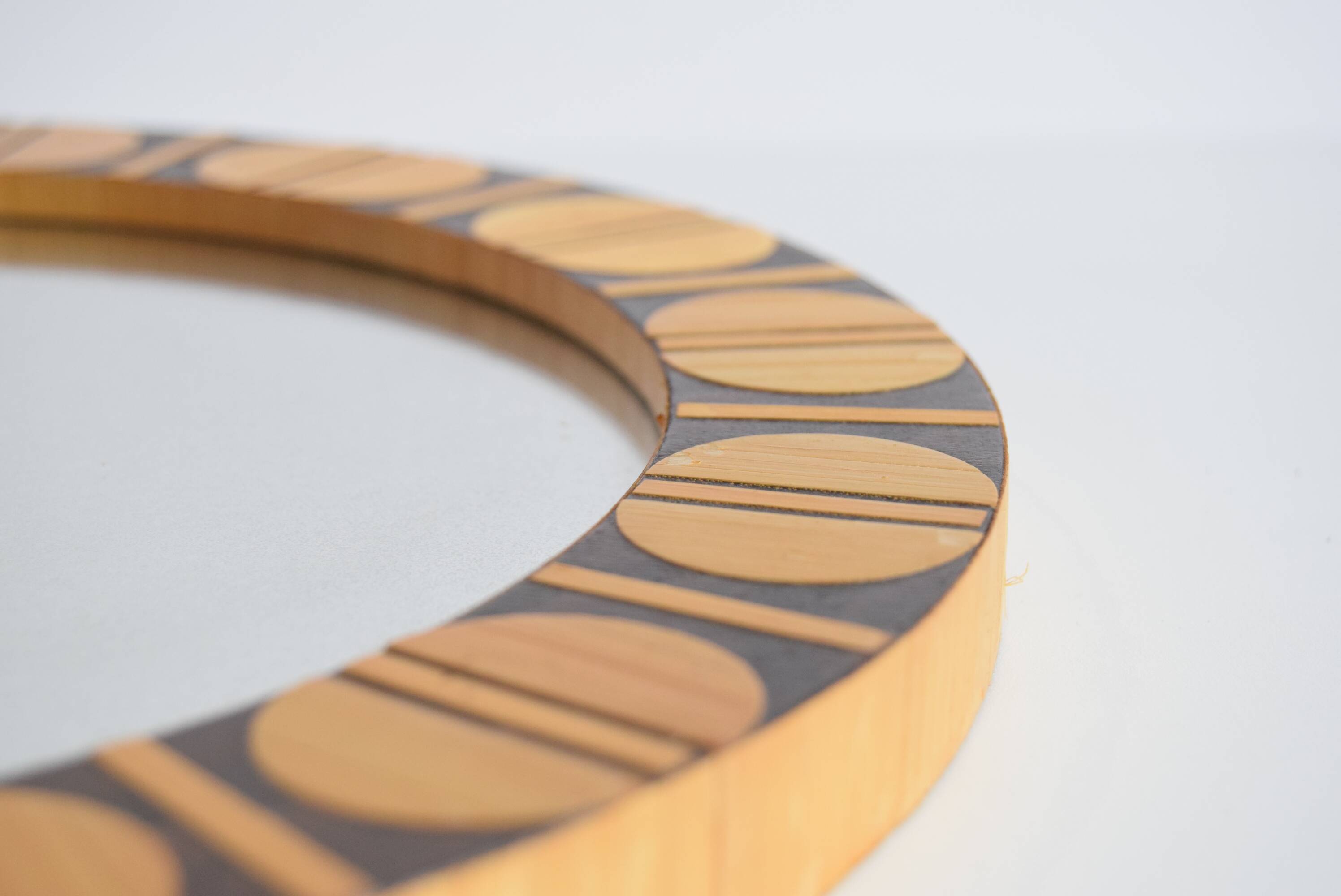 Mid-century Slovak wall mirror from 1970