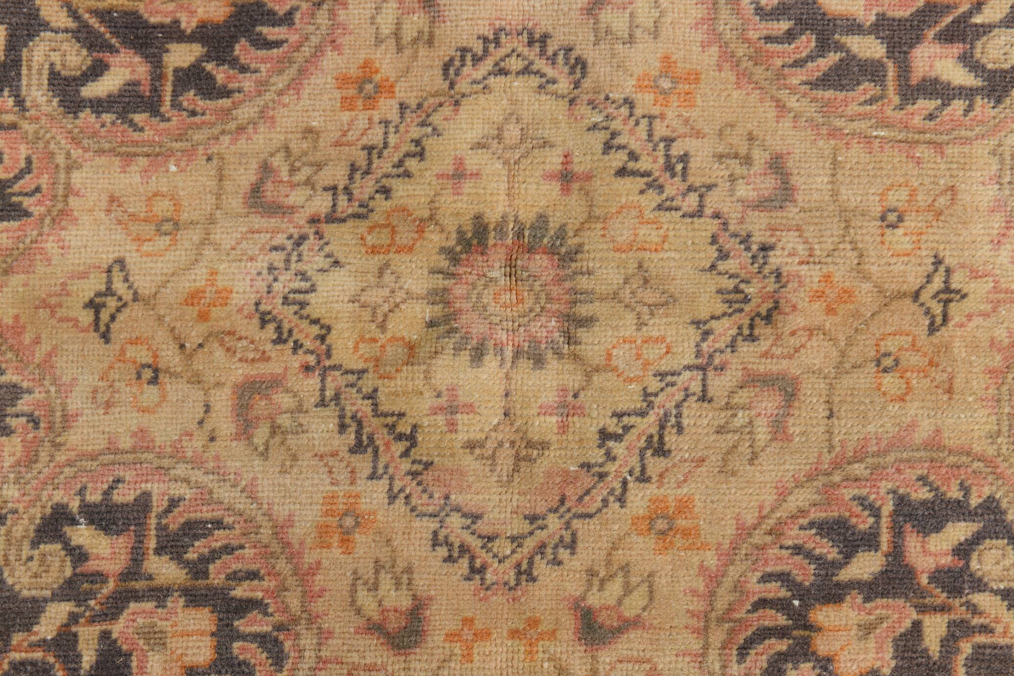Vintage Pale Red & Pink Persian Rug, 144x216Cm