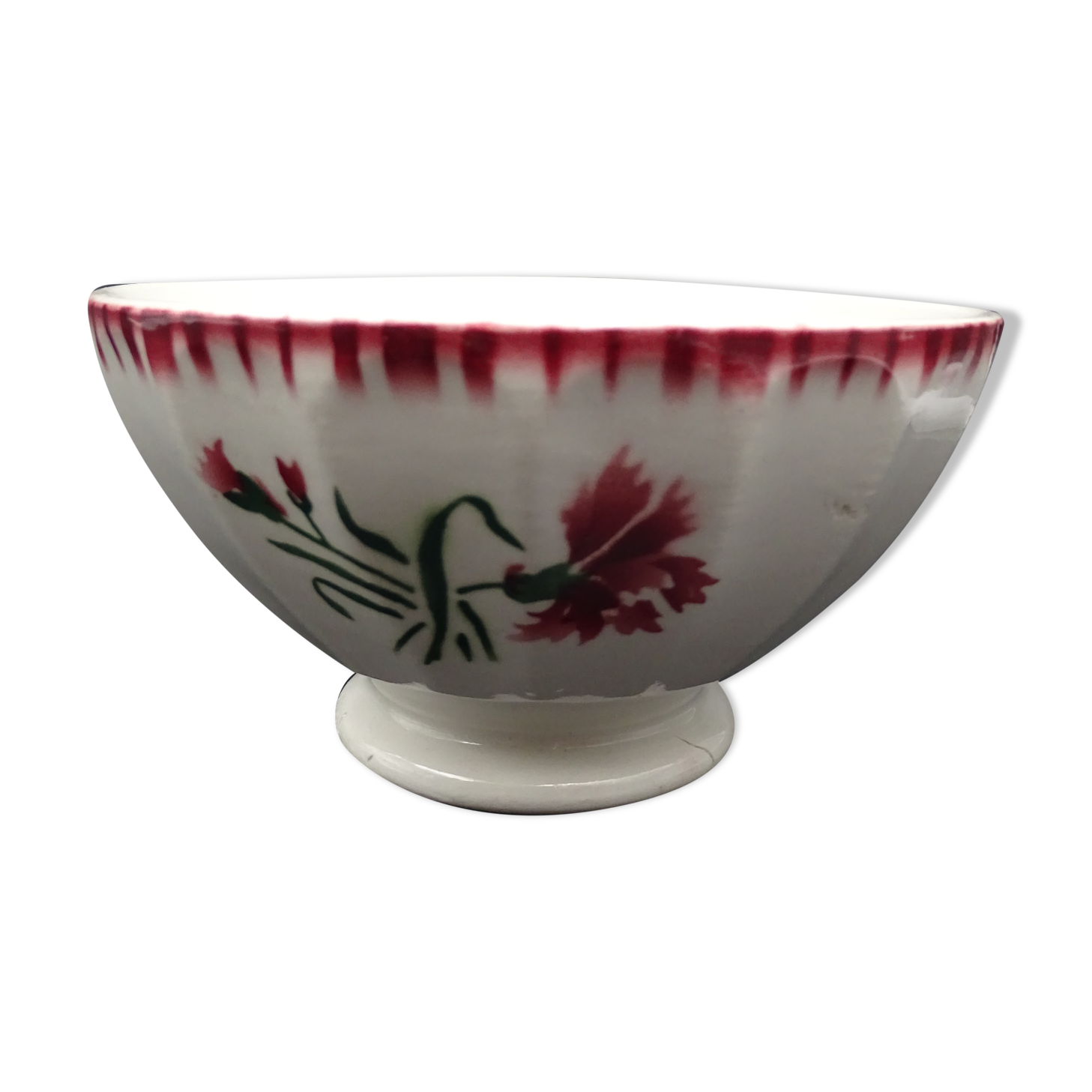 Sarreguemines earthenware bowl - Model Yvette - Circa 1940