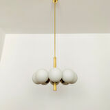 Brass Sputnik chandelier by Kaiser Leuchten