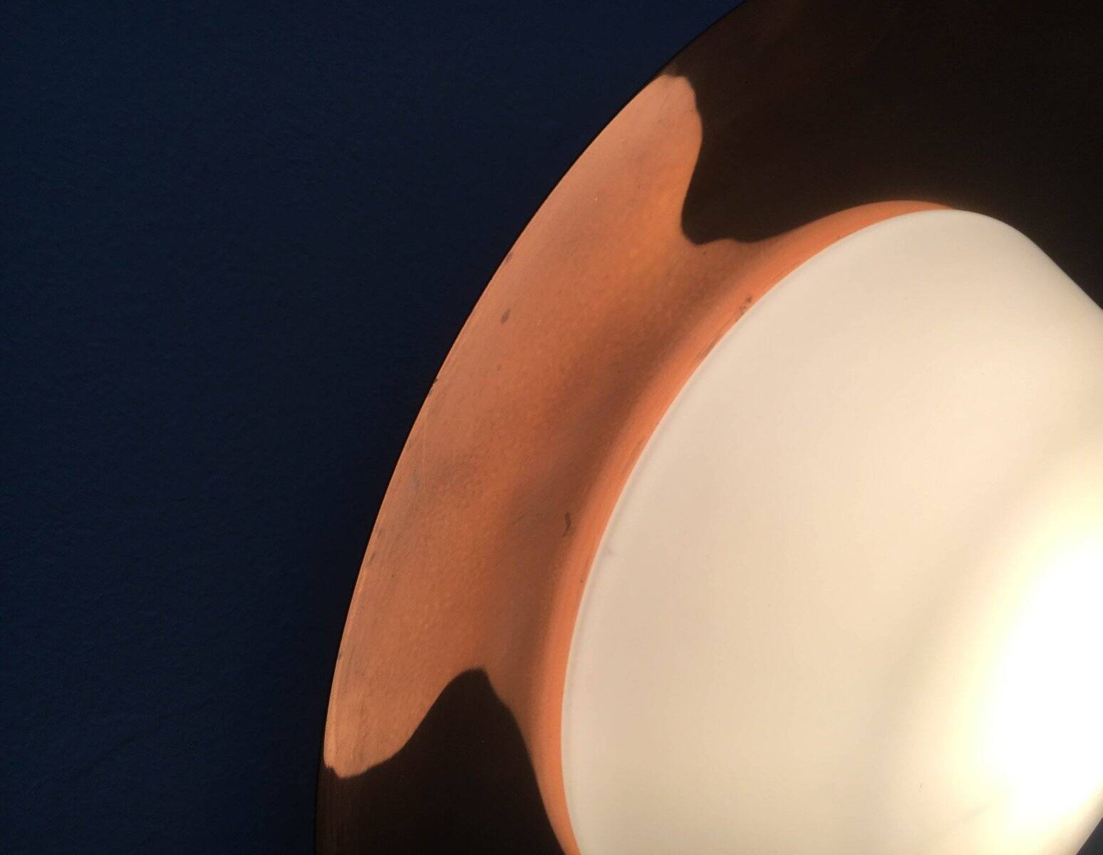 Mid-Century Copper Ceiling Lamp by BUR, Bünte & Remmler
