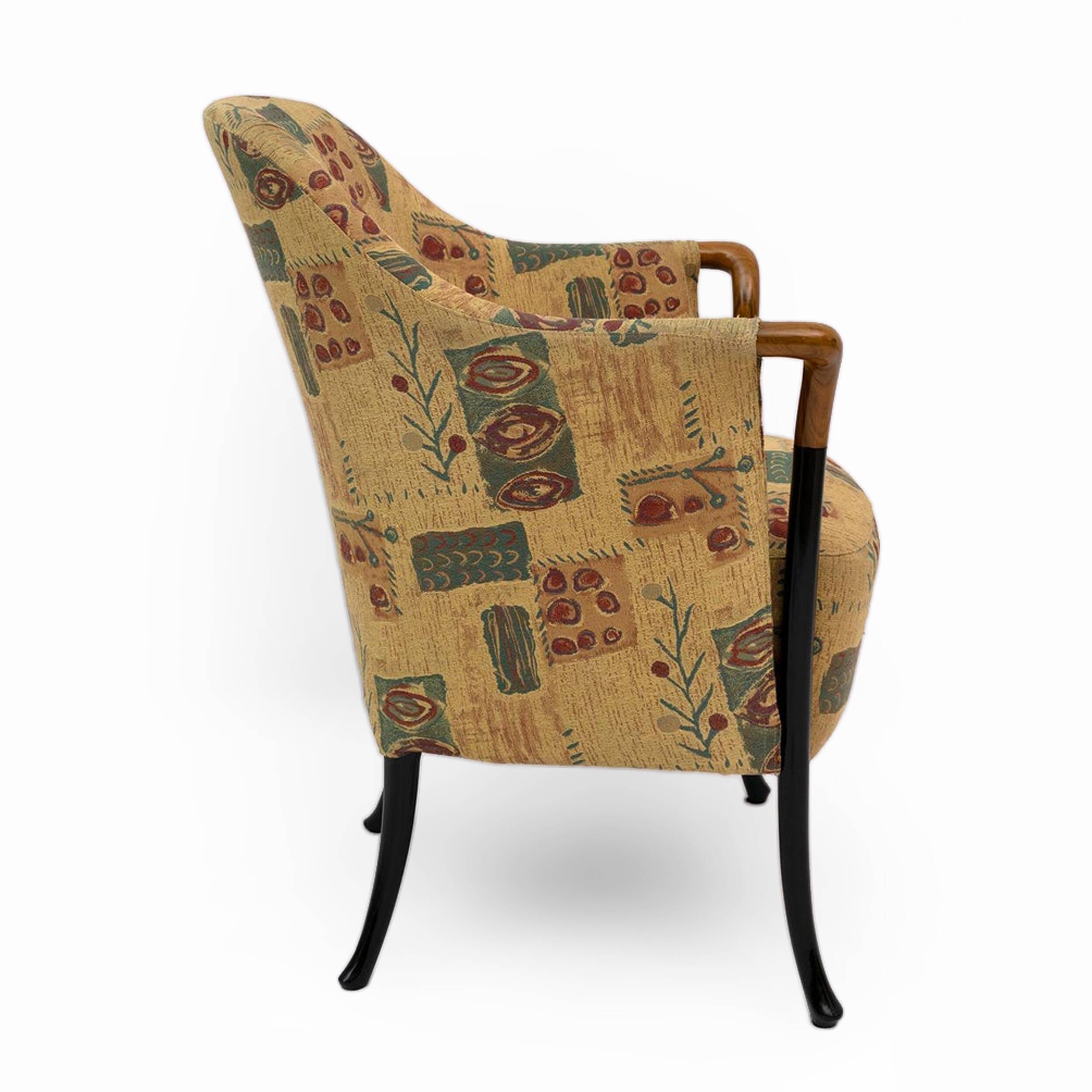 Paire de fauteuils italiens Giorgetti "Progetti", années 1980