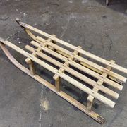 sledge Great old sleigh alsace Decoration Noel DAVOS 1950