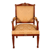 Mahogany Empire Style Armchair