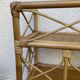 Vintage rattan shelf