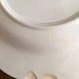 Plates earthen of Gien model Rooster and peony