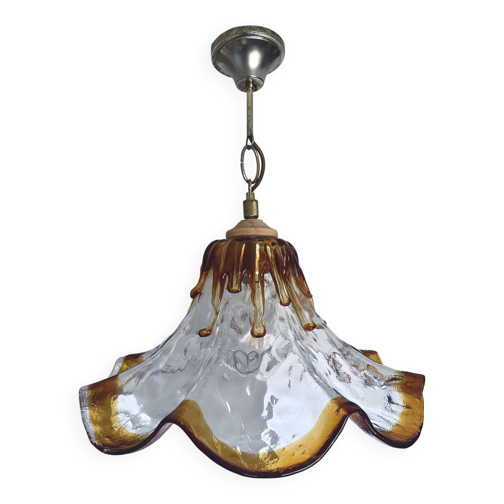 Murano glass pendant from the 1960s to 1970s.