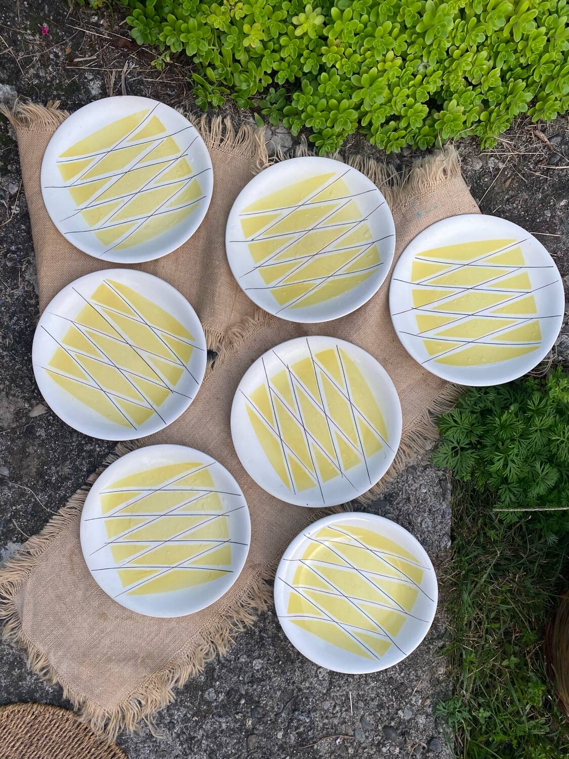 Assiettes salins tambour