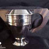 Art Deco silver-plated coffee and tea service, stamped.