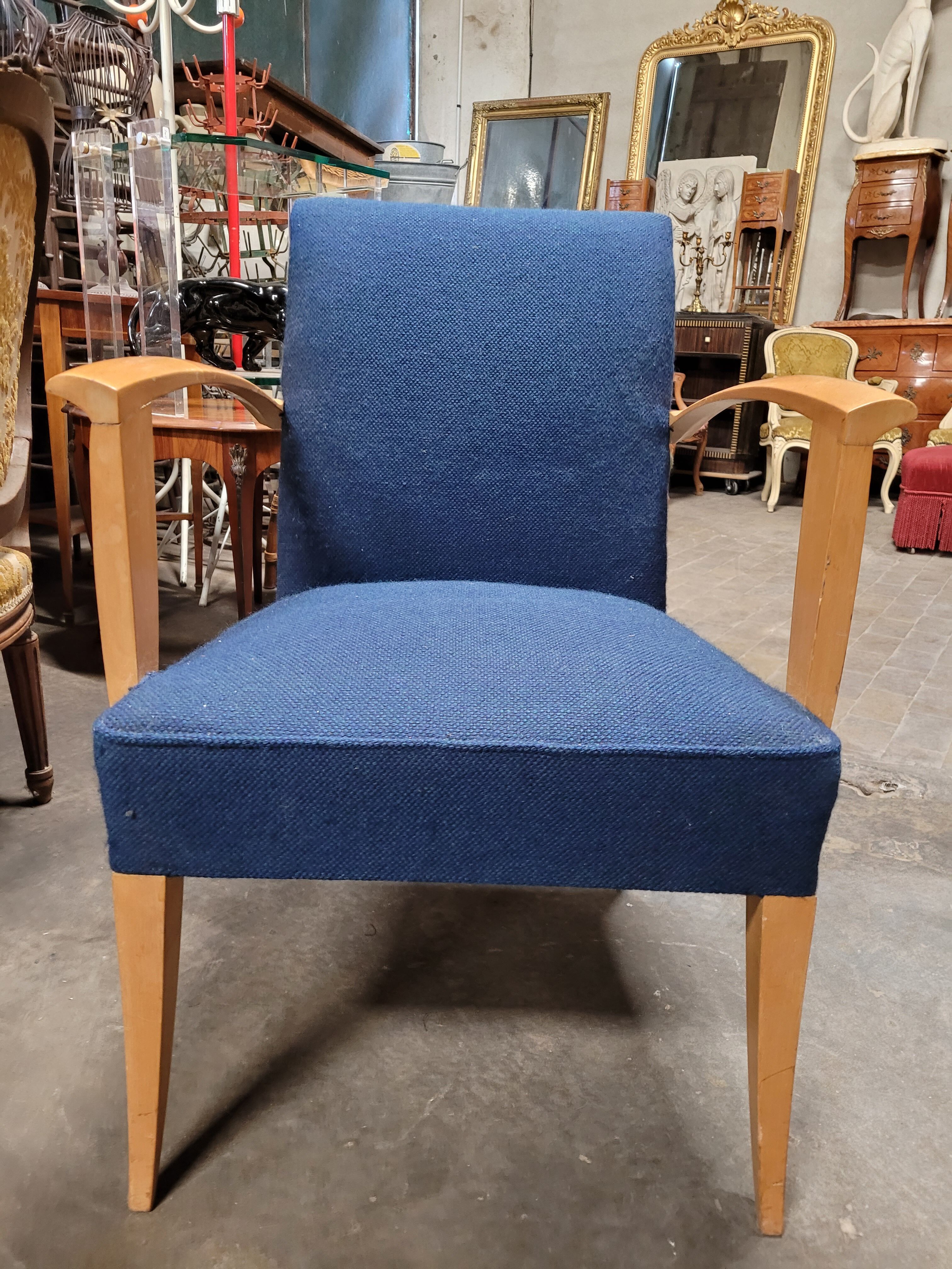 Fauteuil bridge époque art déco 1930