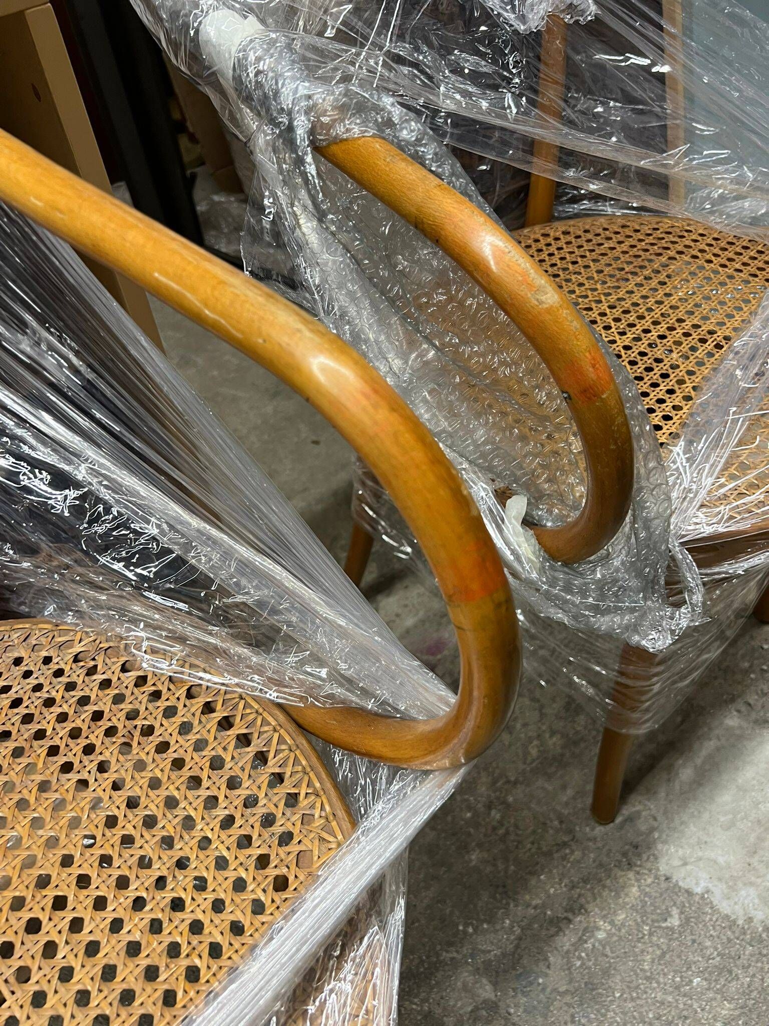 Pair of armchairs model 209 attributed to Thonet, 1970