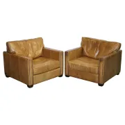 Leather Armchairs Tanned by Timothy Oulton Viscount
