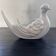 Grand cache pot oiseau blanc