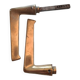 Brass door handle
