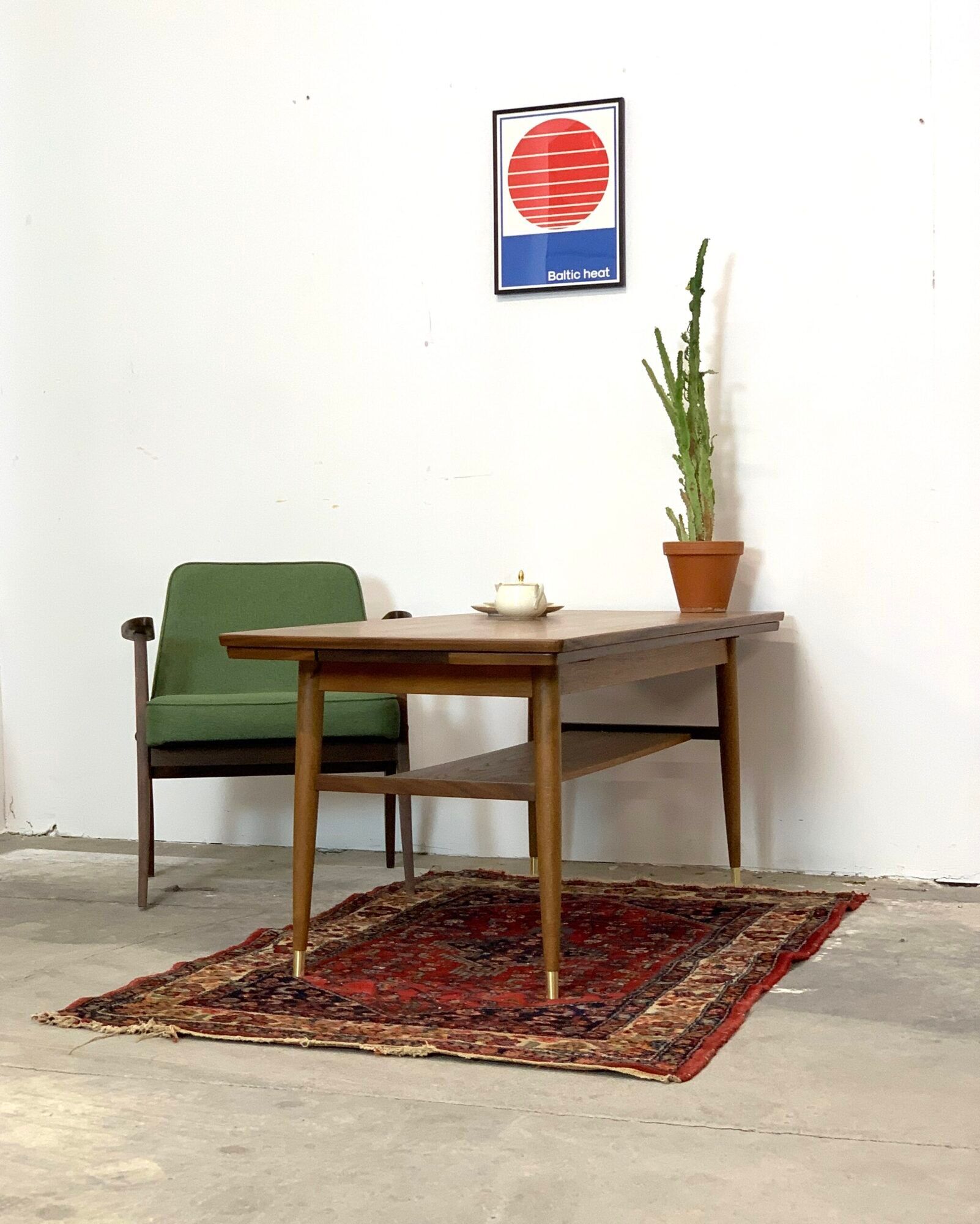 Teak bench, norway 1960s/70s