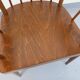 Vintage Baumann wooden armchair, Fan model, from the 60s