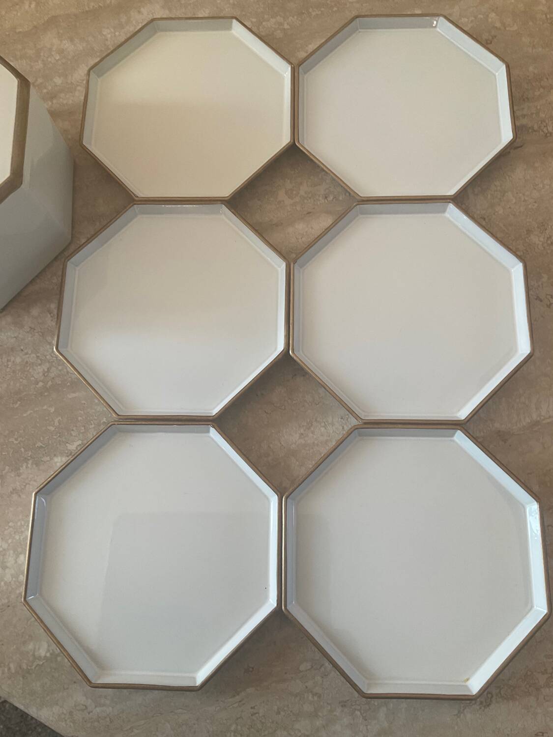 Melarti octagon coaster set 70s