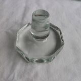 Carafe en verre soufflé taillé