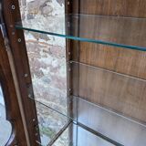 Display Cabinet Silver Cabinet Bookcase Provence Rocaille Louis XV Carved Oak 1960