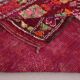 Tapis marocain bourgogne 177 x 261 cm - Tapis berbère vintage - Tapis en laine fait main
