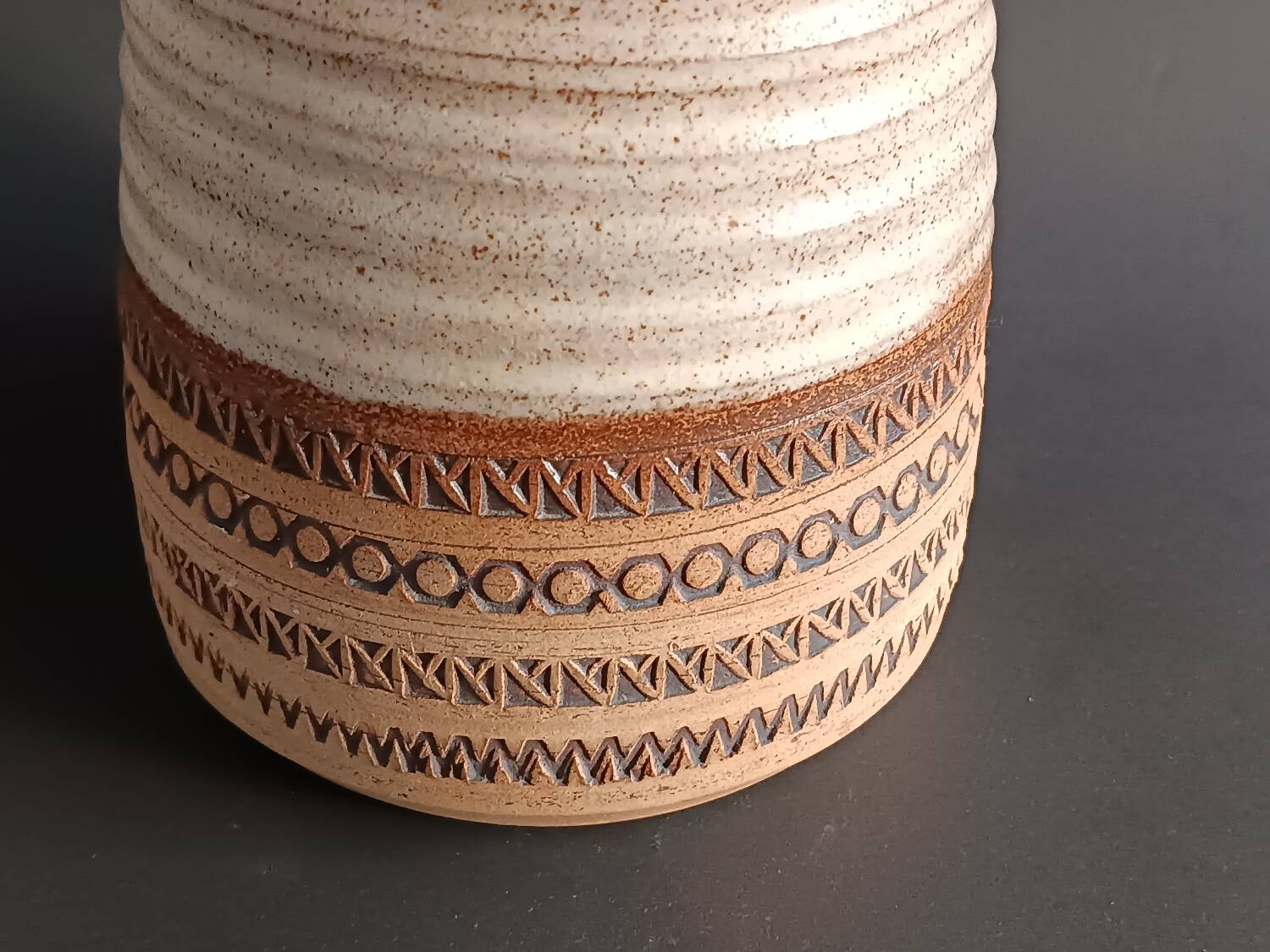 Vase en grès Broadstairs Studio Pottery