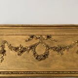 Trumeau 19th - golden stucco