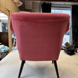compass foot armchair