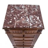 Chest of drawers with a stone top, France, 1900s