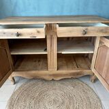 Low walnut sideboard