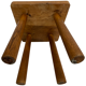 Vintage Spanish chair / stool 70s design brutalist