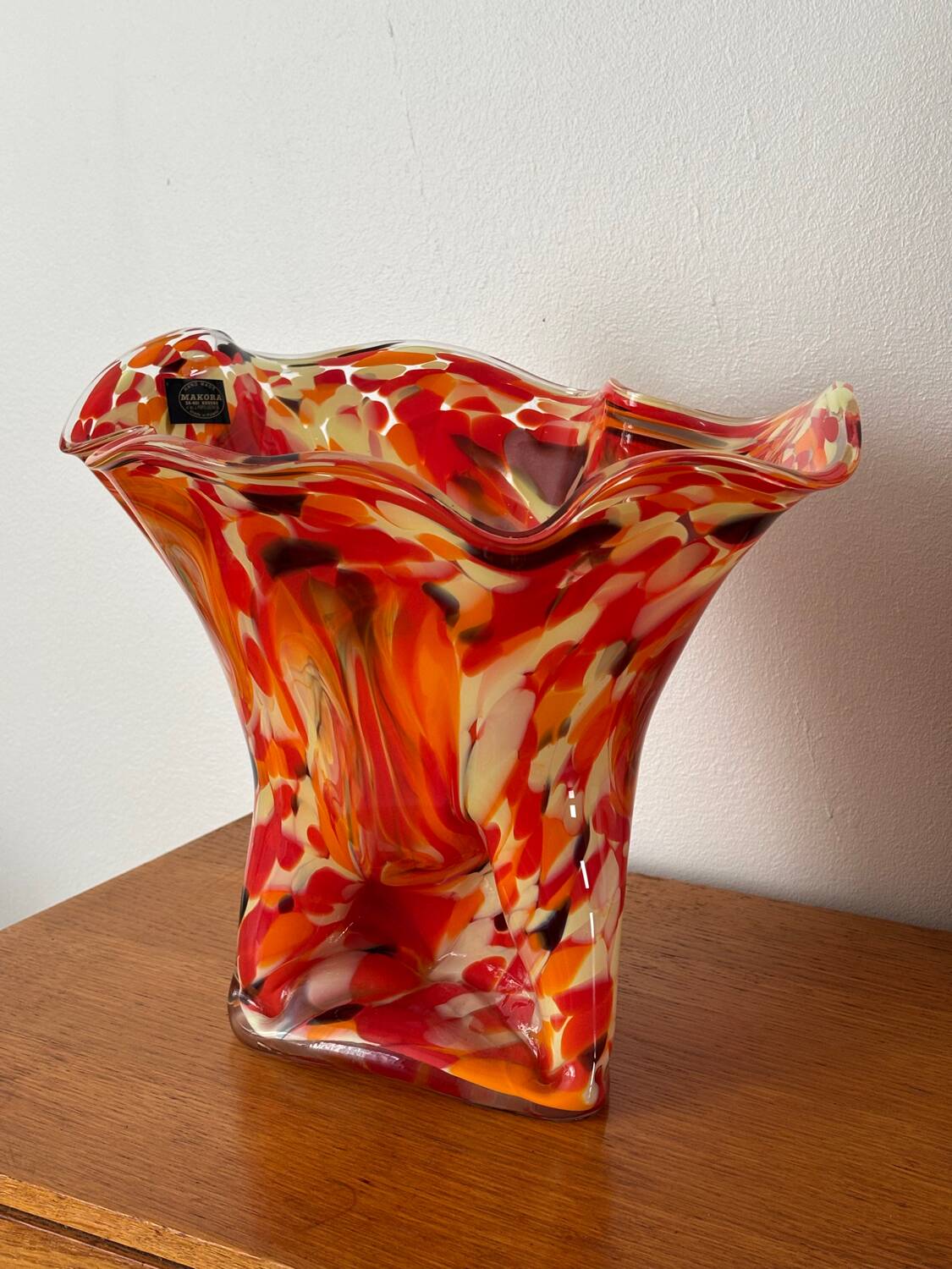Makora Vase - Art Glassware - Poland