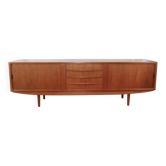 Large vintage Danish teak sideboard from the 1960s.