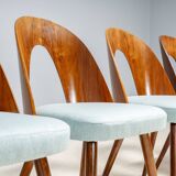 Antonín Šuman chairs set, Tatra Nábytok, Czechoslovak design 1960s