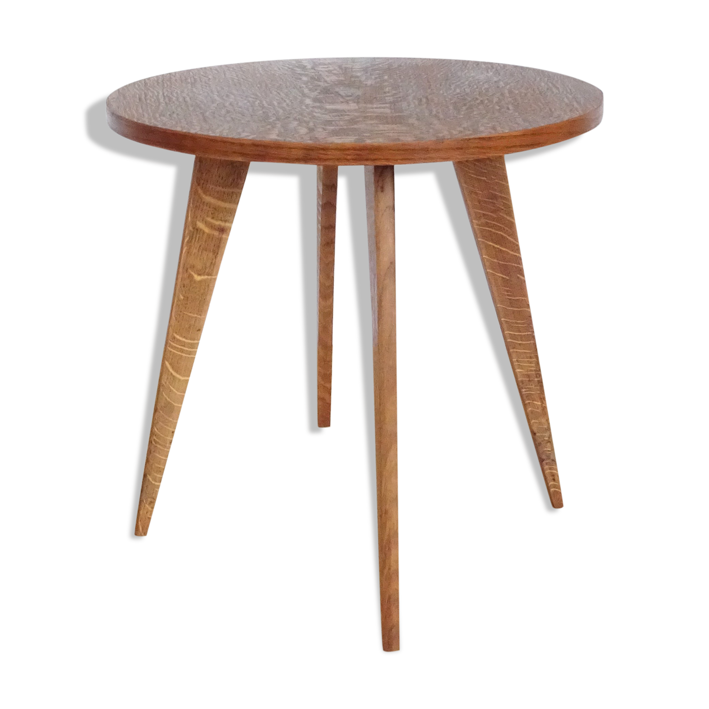 Round side table
