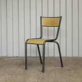 School chair 510 mullca gaston cavaillon industrial vintage