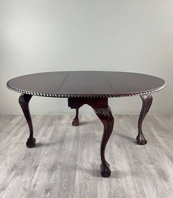 Table à volets en acajou, XXe siècle