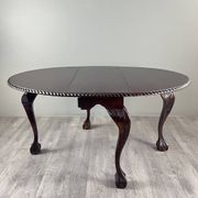 Mahogany drop-leaf table, 20th century