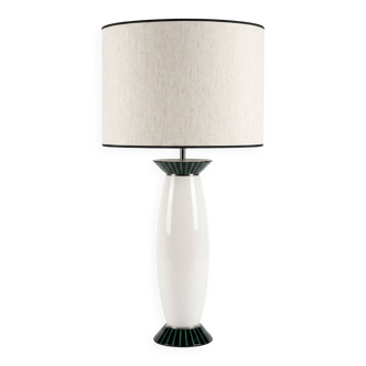 VeArt Murano Glass Large Table Lamp, Italy 1980s