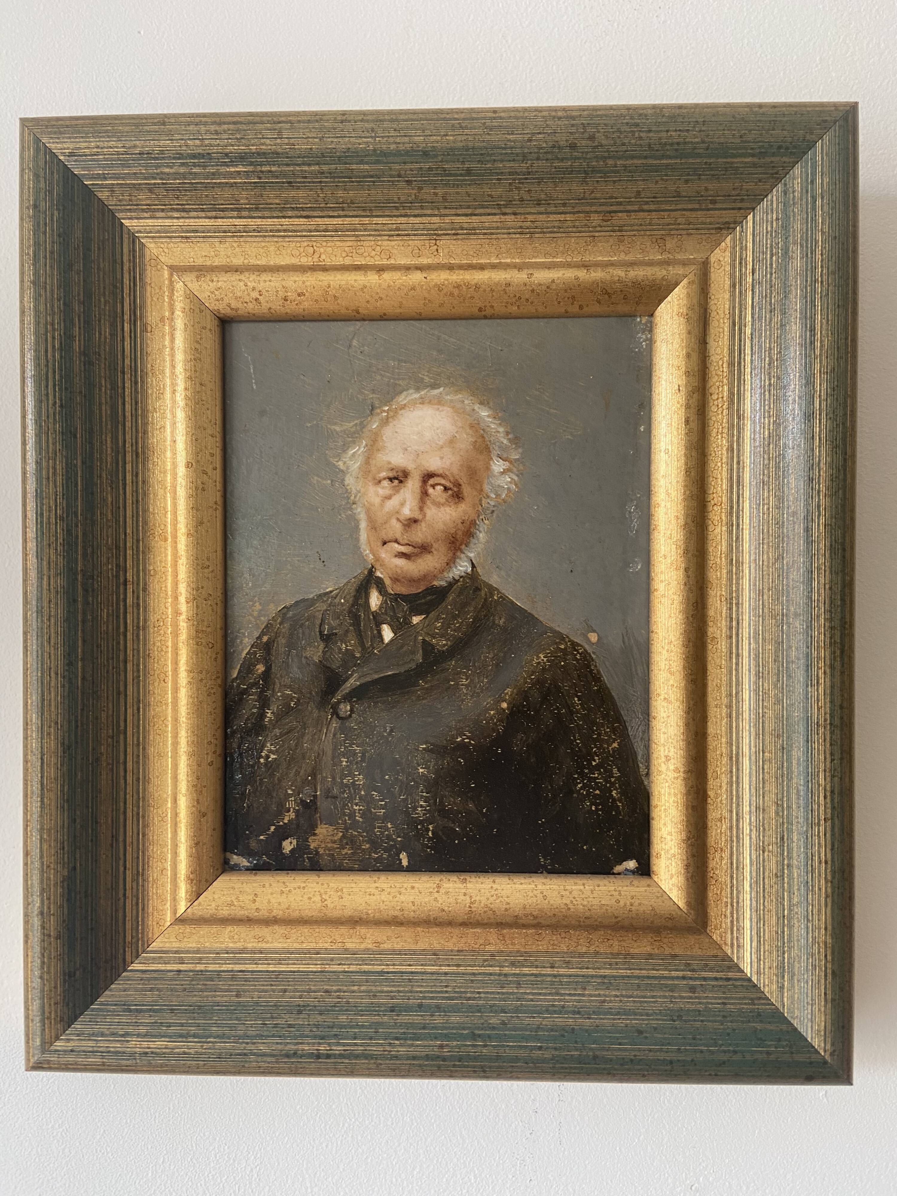 2 oil portraits, notable